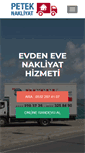 Mobile Screenshot of peteknakliyat.com